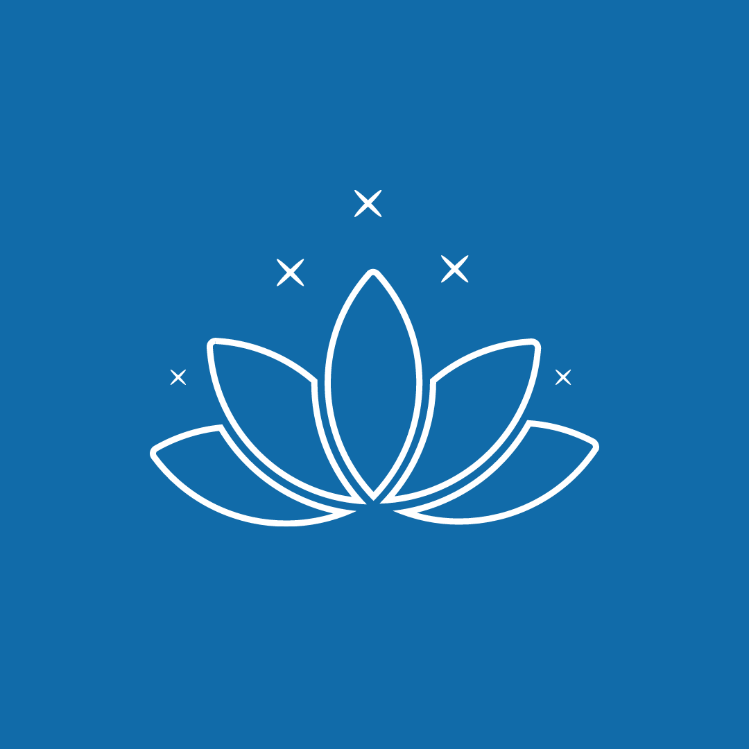 blue lotus icon image