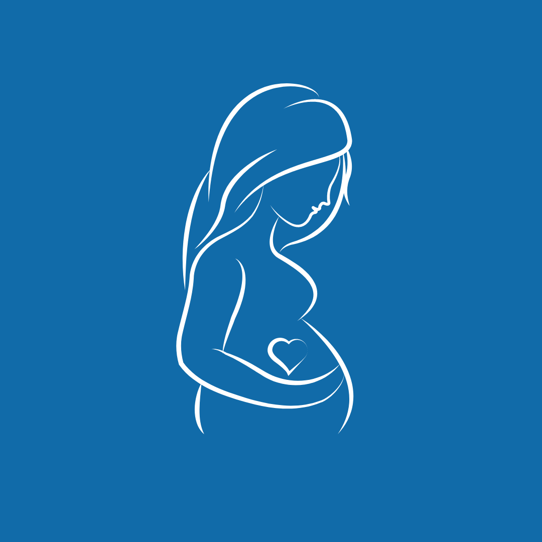 blue pregnancy icon image